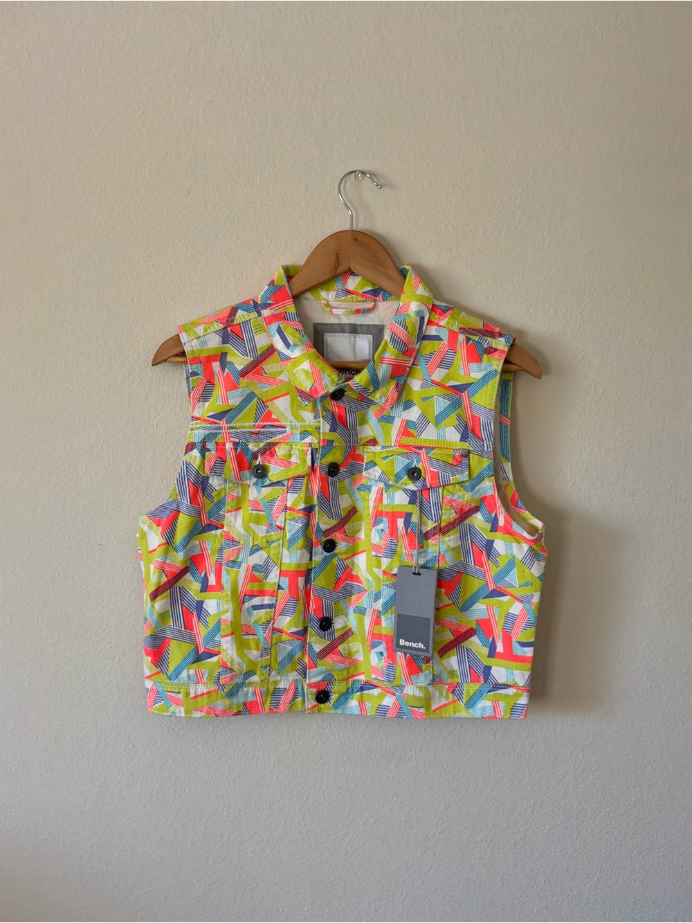 *Bench Denim Multicolor Vest | NWT